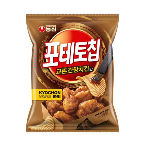 농심)포테토칩교촌간장치킨맛55g(16)