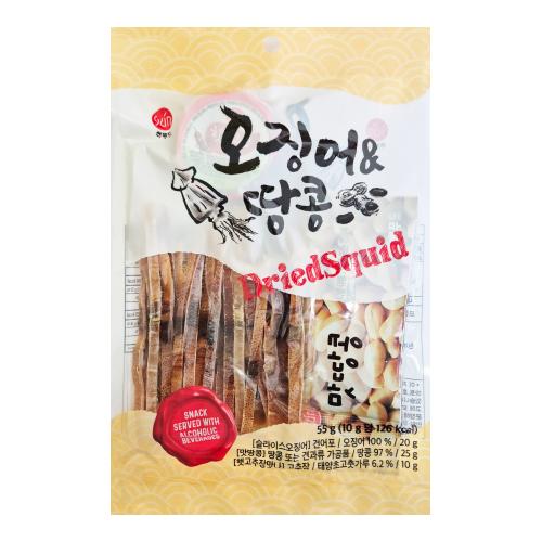썬푸드)오징어&땅콩55g