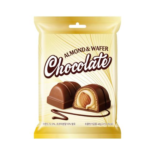 선우)아몬드앤웨이퍼초콜릿48g